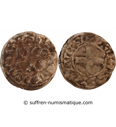 LOUIS VII LE JEUNE - DENIER PARISIS 1137 / 1180