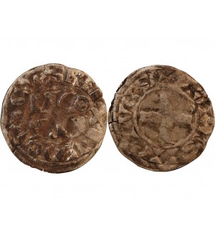 LOUIS VII LE JEUNE - DENIER PARISIS 1137 / 1180 2