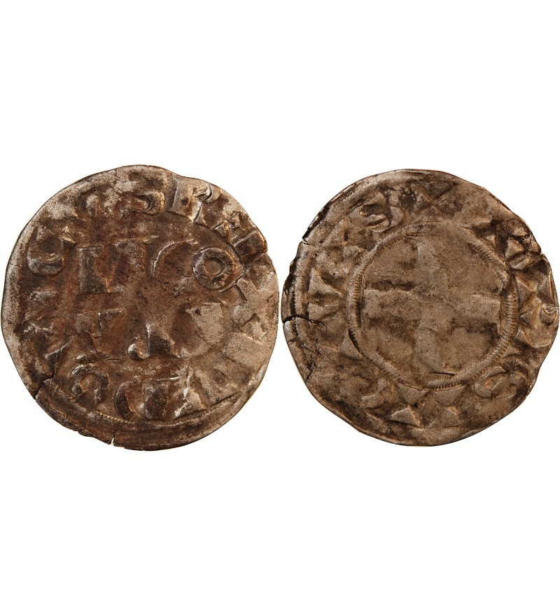 LOUIS VII LE JEUNE - DENIER PARISIS 1137 / 1180