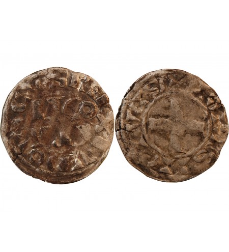 LOUIS VII LE JEUNE - DENIER PARISIS 1137 / 1180