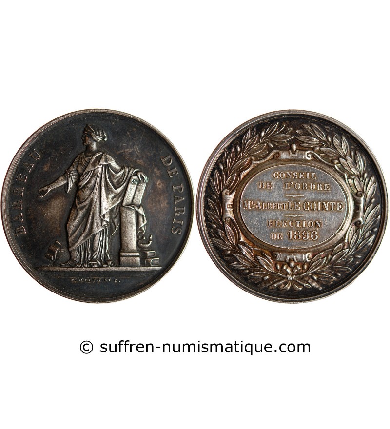 France Conseil De L'Ordre - Barreau De Paris 1896