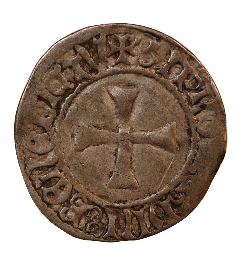 DUCHE DE BRETAGNE, FRANCOIS Ier - BLANC A LA TARGE 458 / 1488 RENNES