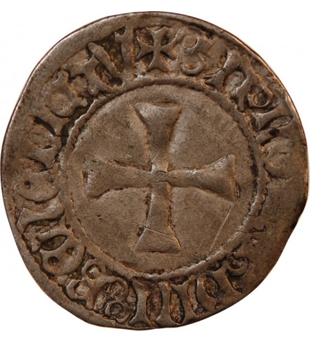 DUCHE DE BRETAGNE, FRANCOIS Ier - BLANC A LA TARGE 458 / 1488 RENNES