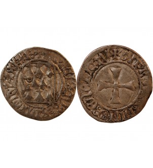 DUCHE DE BRETAGNE, FRANCOIS Ier - BLANC A LA TARGE 458 / 1488 RENNES 2