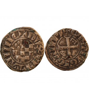 DUCHE DE BRETAGNE, JEAN II, ARTHUR II, JEAN III - DENIER 1286 / 1341 2