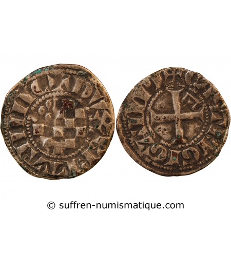 DUCHE DE BRETAGNE, JEAN II, ARTHUR II, JEAN III - DENIER 1286 / 1341