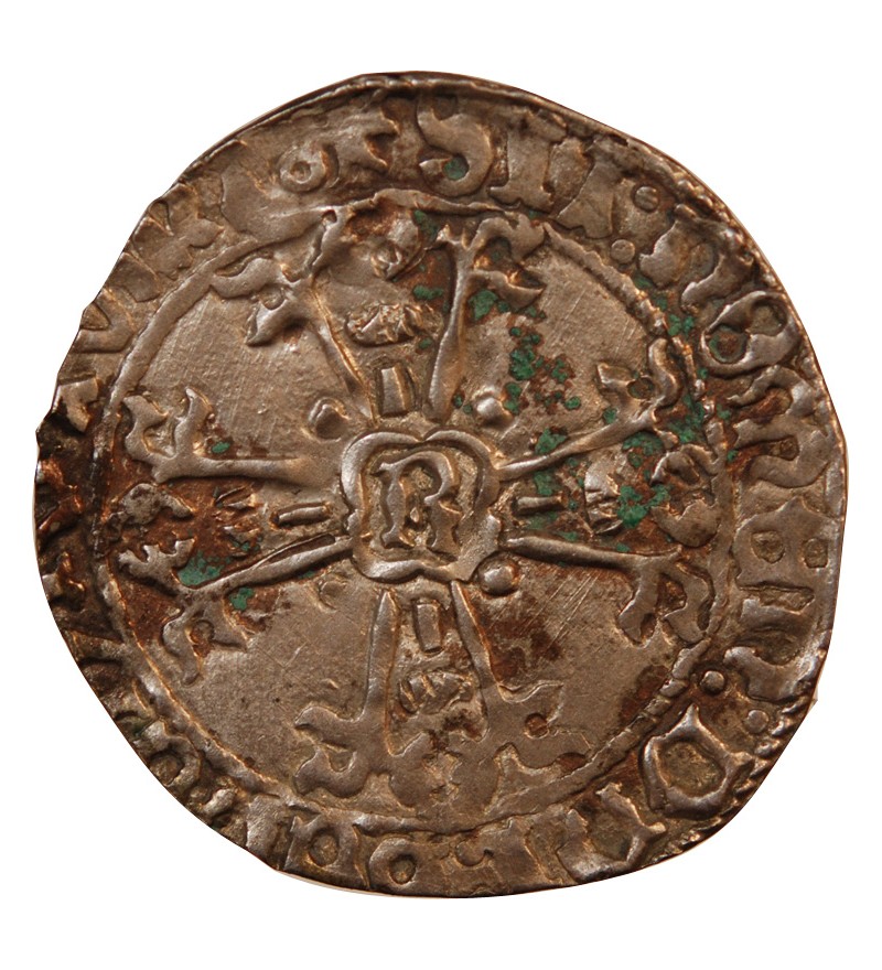 DUCHE DE BRETAGNE, FRANCOIS II - GROS A L'ECU 1458 / 1488 RENNES