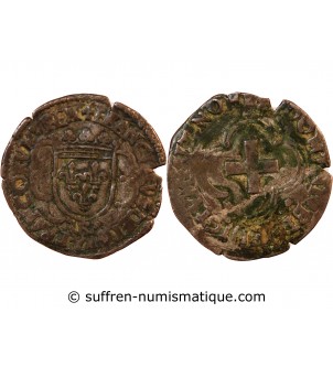 FRANCOIS Ier - DOUZAIN A LA CROISETTE 1515 / 1545 COEUR