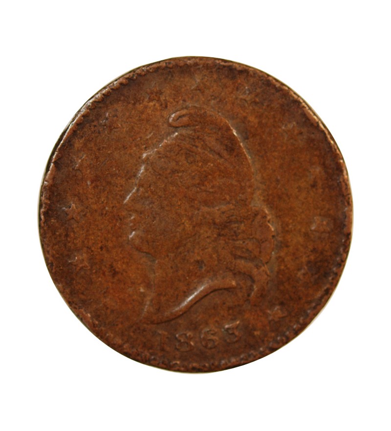 USA - JETON CUIVRE 1863 - REMEMBRANCE OF THE WAR