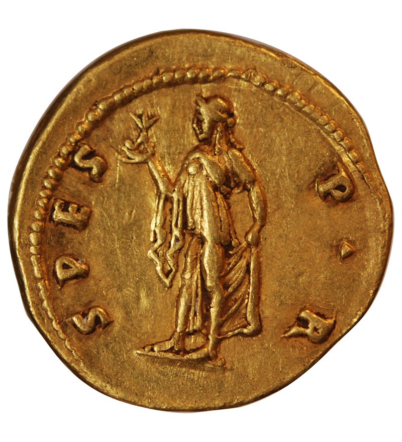 HADRIEN - AUREUS OR 137 ROME - SPES P R