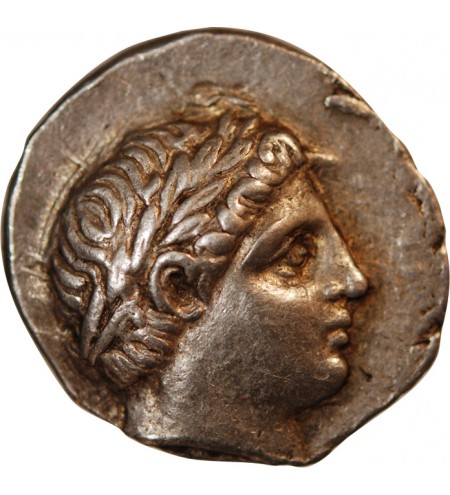 ROYAUME DE PEONIE, PATRAOS - TETRADRACHME ARGENT 335 / 315 AV JC