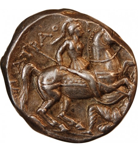 ROYAUME DE PEONIE, PATRAOS - TETRADRACHME ARGENT 335 / 315 AV JC