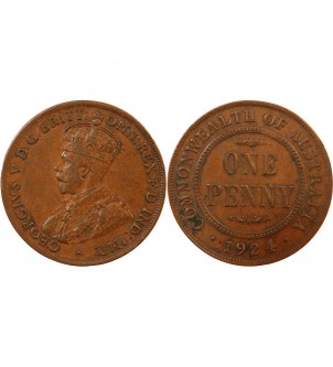 AUSTRALIE, GEORGES V - PENNY 1924 2
