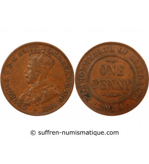 AUSTRALIE, GEORGES V - PENNY 1924