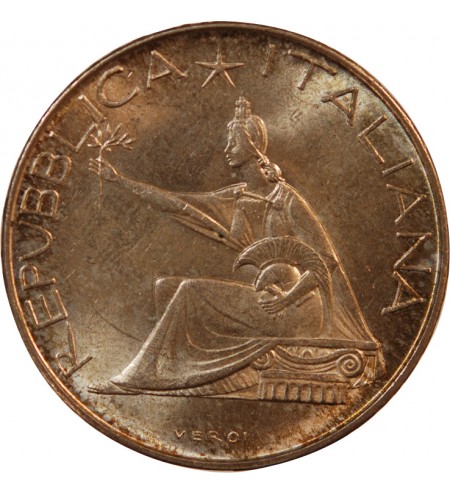 ITALIE - 500 LIRE ARGENT 1961 R ROME - UNITE ITALIENNE