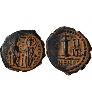 JUSTIN II ET SOPHIE - DECANUMMIUM 568 / 578 ANTIOCHE 2