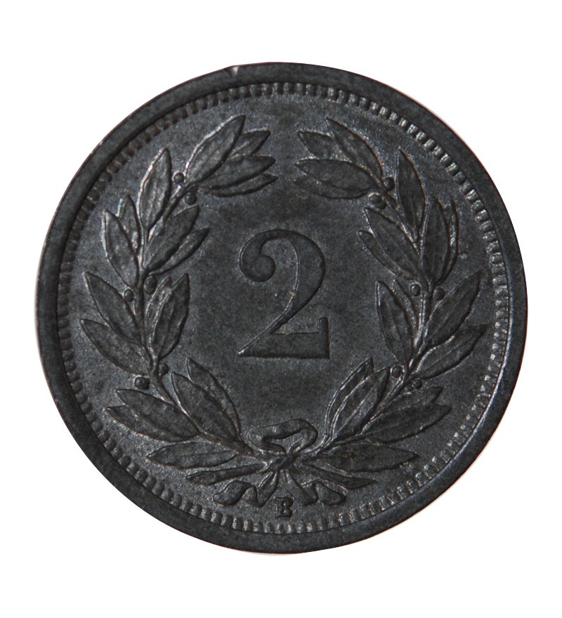 SUISSE - 2 RAPPEN 1946 B BERNE - ECUSSON