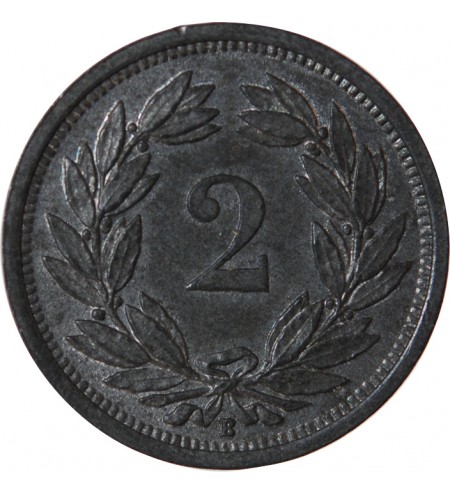 SUISSE - 2 RAPPEN 1946 B BERNE - ECUSSON