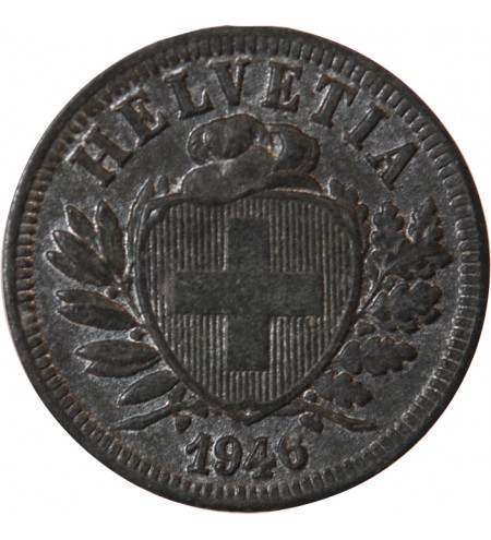 SUISSE - 2 RAPPEN 1946 B BERNE - ECUSSON