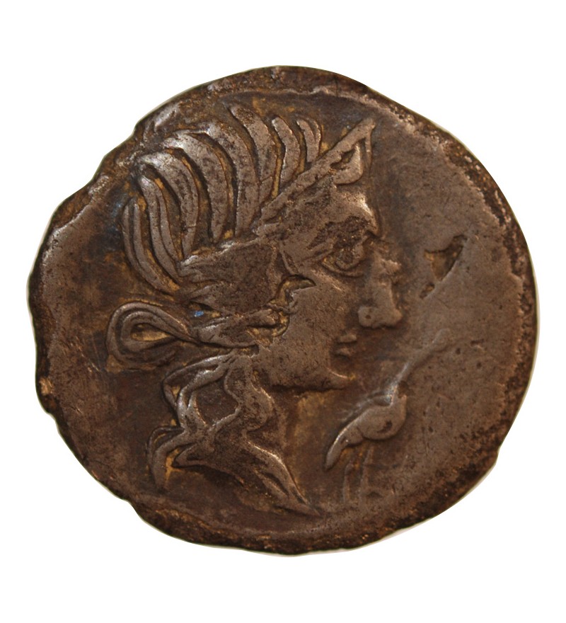 CAECILIA - DENIER ARGENT 81 AV JC ROME