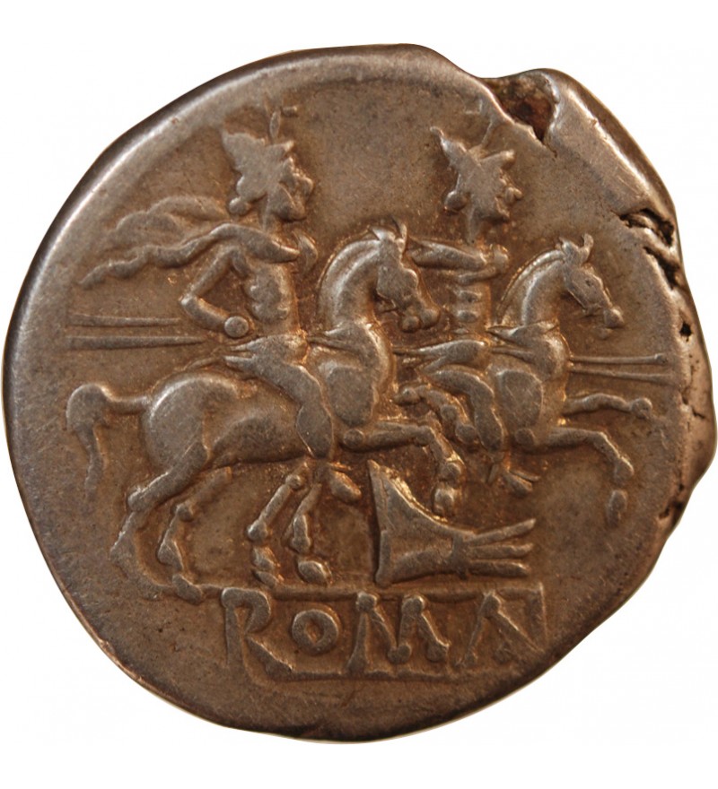 REPUBLIQUE ROMAINE - DENIER ANONYME 206 / 195 AV JC ROME