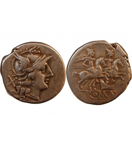 REPUBLIQUE ROMAINE - DENIER ANONYME 206 / 195 AV JC ROME