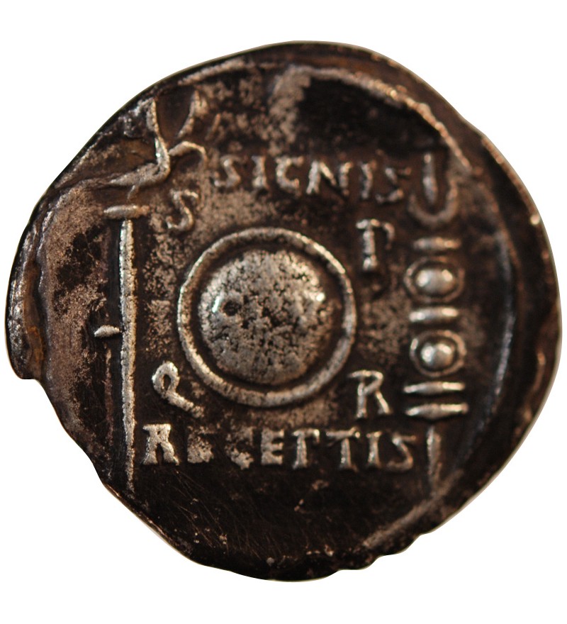 AUGUSTE - DENIER ARGENT 19 AV JC COLONIA PATRICIA