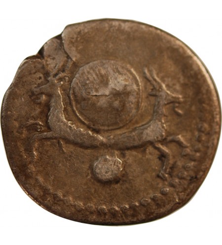 VESPASIEN, FRAPPE SOUS TITUS - DENIER ARGENT 80 ROME