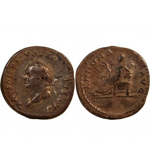 VESPASIEN - DENIER ARGENT 78 / 79 ROME 2