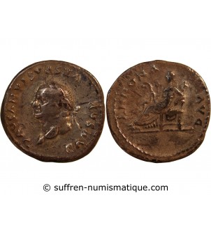 VESPASIEN - DENIER ARGENT 78 / 79 ROME