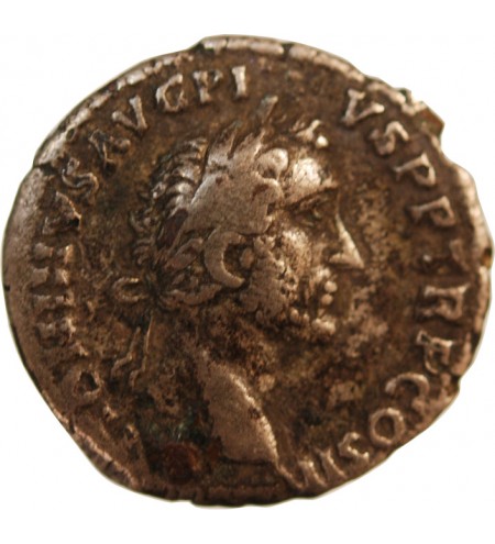 ANTONIN LE PIEUX - DENIER ARGENT 143 ROME