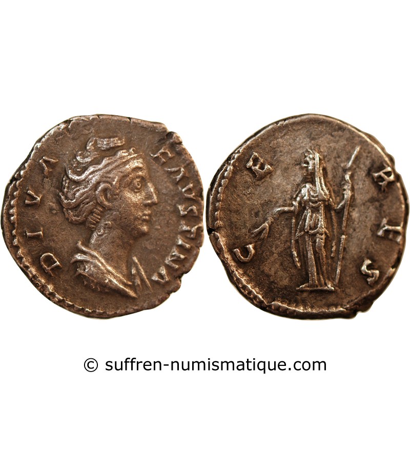 FAUSTINE MÈRE - DENIER ARGENT 147 ROME