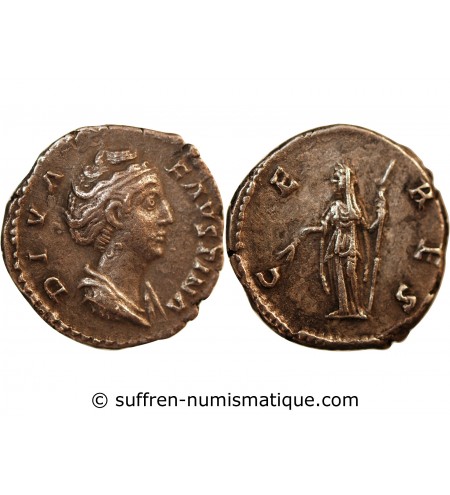 FAUSTINE MÈRE - DENIER ARGENT 147 ROME