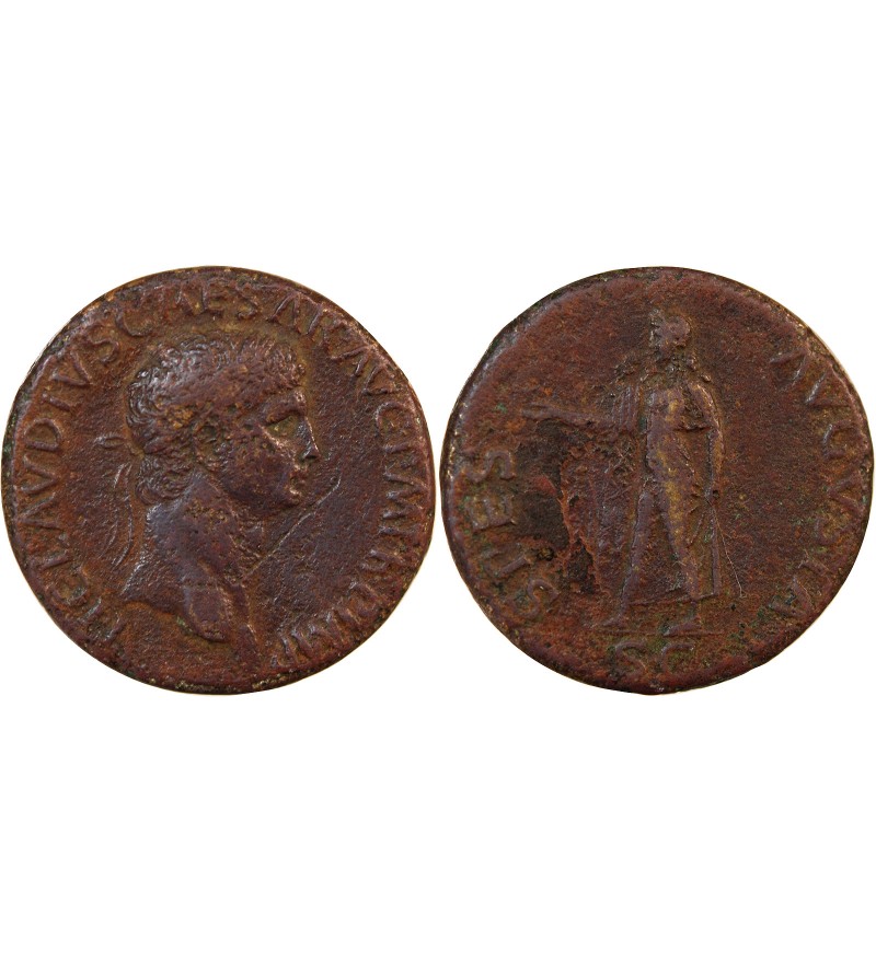 CLAUDE - SESTERCE 42 ROME