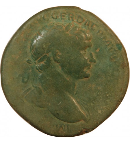 TRAJAN - SESTERCE 111 ROME