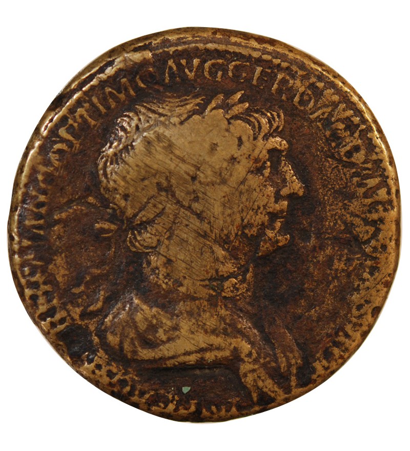 TRAJAN - SESTERCE 115 ROME