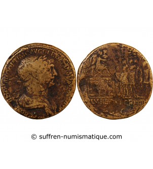 TRAJAN - SESTERCE 115 ROME