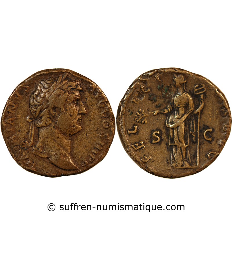HADRIEN - SESTERCE 133 ROME