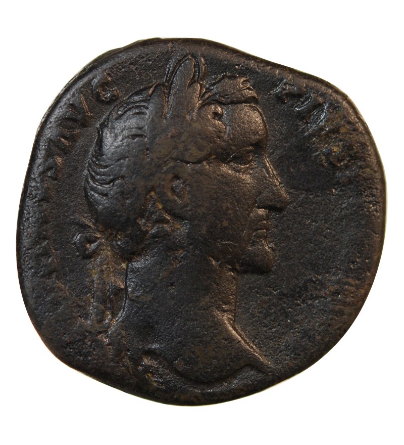 ANTONIN LE PIEUX - SESTERCE 155 / 156 ROME