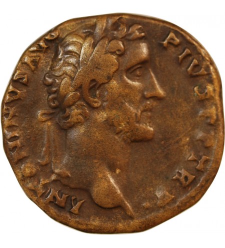 ANTONIN LE PIEUX - SESTERCE 146 ROME