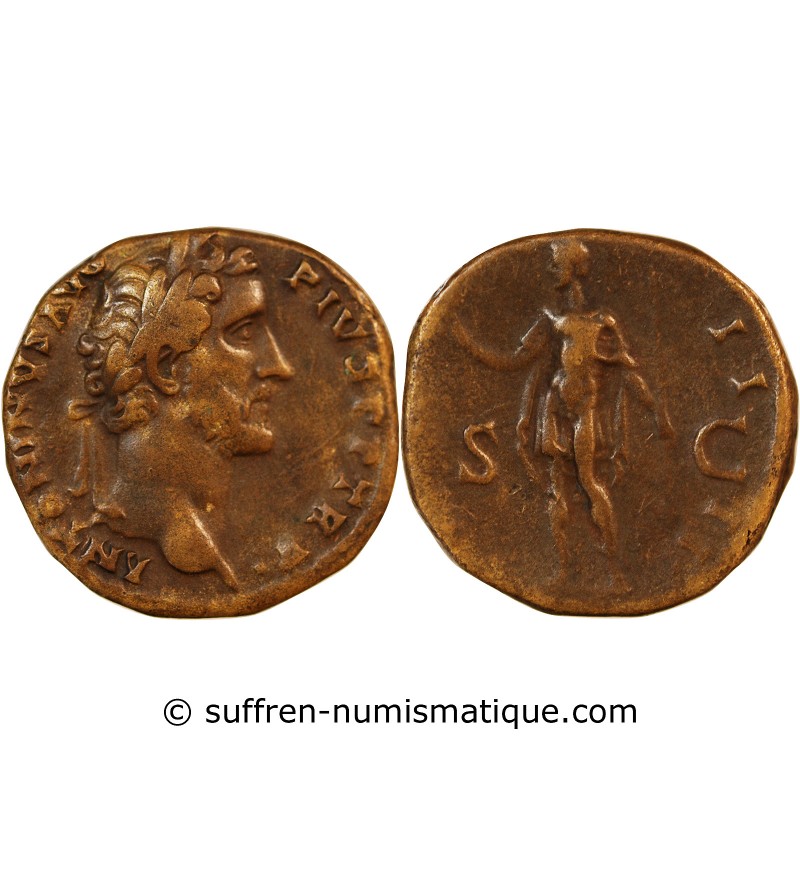 ANTONIN LE PIEUX - SESTERCE 146 ROME