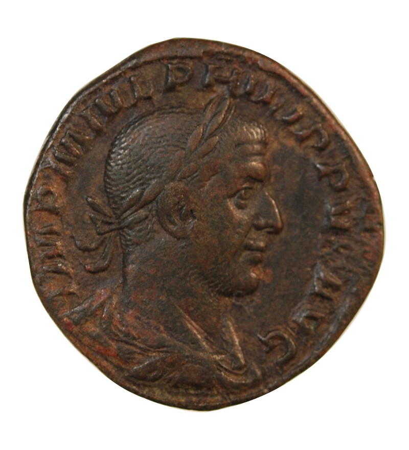 PHILIPPE Ier L'ARABE - SESTERCE 244 ROME
