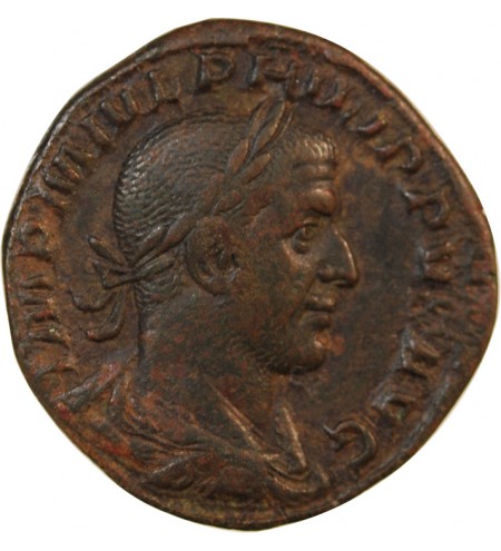 PHILIPPE Ier L'ARABE - SESTERCE 244 ROME