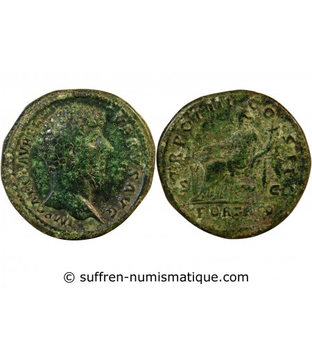 LUCIUS VERUS - SESTERCE 163 ROME