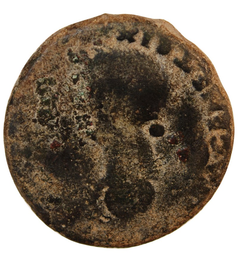 TIBERE - SESTERCE 14 / 15 COLONIA ROMULA - DIVIN AUGUSTE ET LIVIE