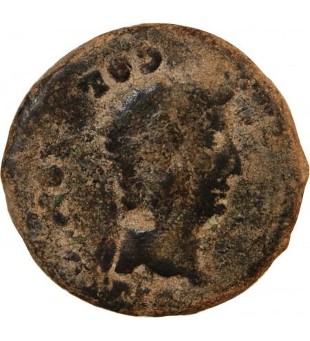 TIBERE - SESTERCE 14 / 15 COLONIA ROMULA - DIVIN AUGUSTE ET LIVIE