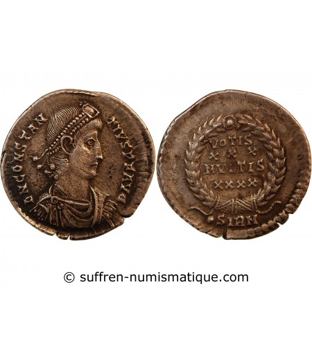 CONSTANCE II - SILIQUE ARGENT 351 / 355 SIRMIUM