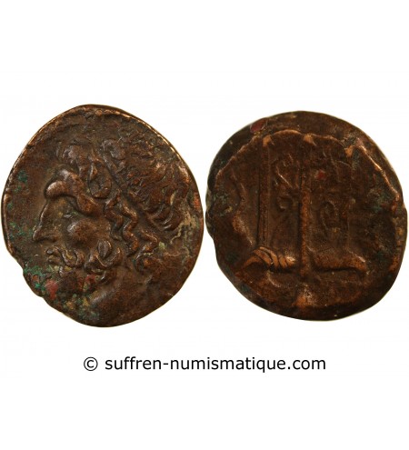 SICILE, SYRACUSE - LITRA BRONZE 240 / 215 AV JC