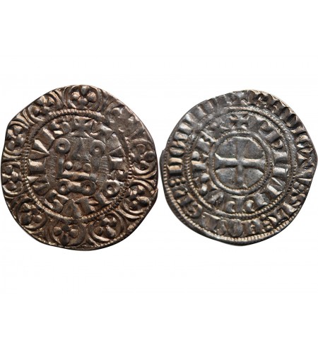 PHILIPPE IV LE BEL﻿ - MAILLE TIERCE A L'O ROND 1285 / 1314﻿