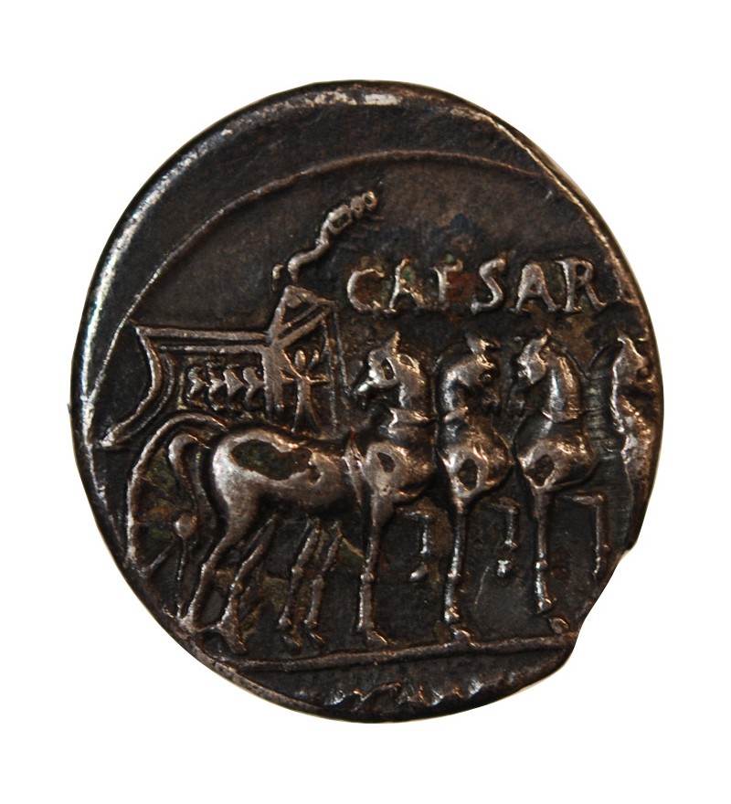 AUGUSTE - DENIER ARGENT 18 AV JC COLONIA PATRICIA